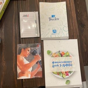 Job 1 fitness calendar+ note pad \ nutrition guide and food tracker